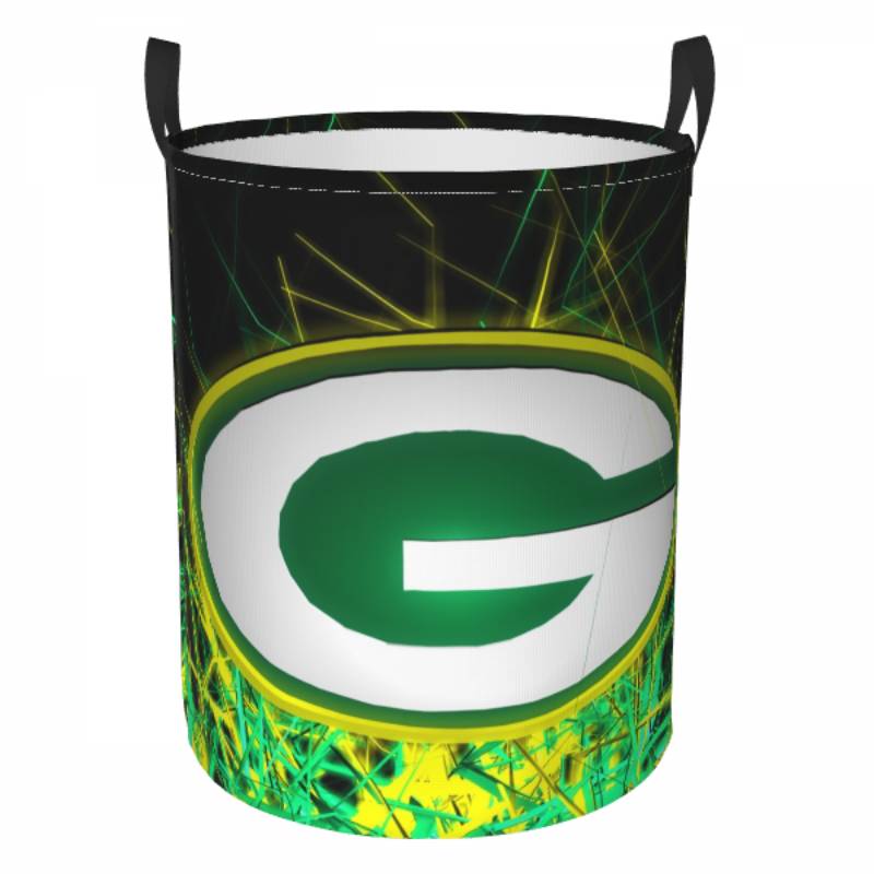 Green Bay Packers Hamper Bag Laundry Basket For Laundry Room Or ...