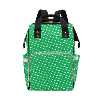 Green Mickey Mouse Diaper Bag Backpack Multifunctional Backpack