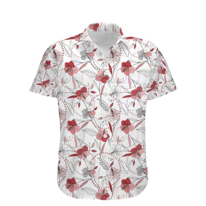 Grumpy Dwarf Hammer Summer Tropical Print Disney Hawaiian Button Down ...