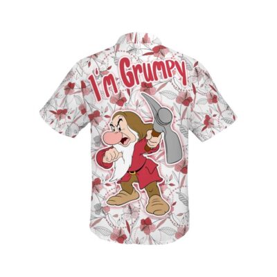 Grumpy Dwarf Hammer Summer Tropical Print Disney Hawaiian Button Down Shirt Shorts Set Unisex Outfits 2 Grumpy Dwarf Hammer Summer Tropical Print Disney Hawaiian Button Down Shirt Shorts Set Unisex Outfits 2