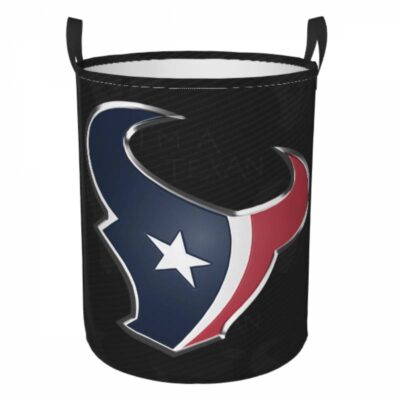 Houston Texans Hamper Bag Laundry Basket For Laundry Room Or Bathroom LD268