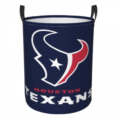 Houston Texans Hamper Bag Laundry Basket For Laundry Room Or Bathroom LD269
