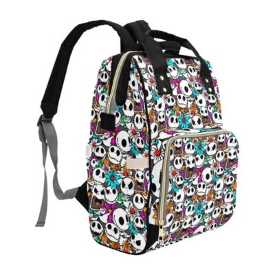 Jack Skellington Diaper Bag Backpack Multifunctional Backpack 3 Jack Skellington Diaper Bag Backpack Multifunctional Backpack 3