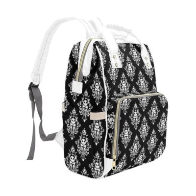 Jack Skellington Haunted Mansion Diaper Bag Backpack Multifunctional Backpack 2