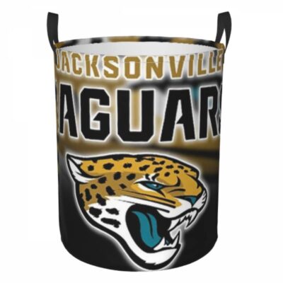 Jacksonville Jaguars Hamper Bag Laundry Basket For Laundry Room Or Bathroom LD272