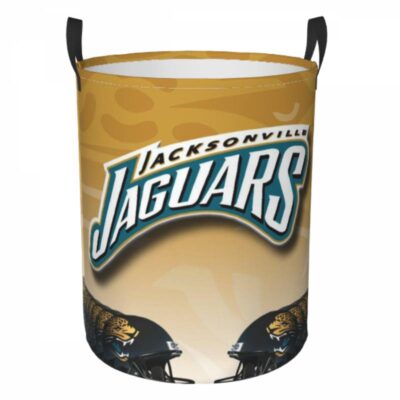 Jacksonville Jaguars Hamper Bag Laundry Basket For Laundry Room Or Bathroom LD747