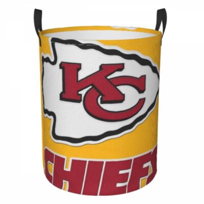 Kansas City Chiefs Hamper Bag Laundry Basket For Laundry Room Or Bathroom LD153