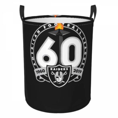 Las Vegas Raiders Hamper Bag Laundry Basket For Laundry Room Or Bathroom LD751