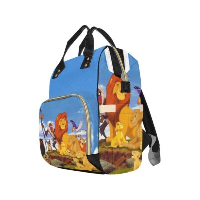 Lion King Diaper Bag Backpack Multifunctional Backpack 2 1