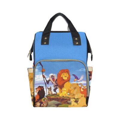 Lion King Diaper Bag Backpack Multifunctional Backpack