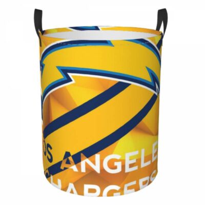 Los Angeles Chargers Hamper Bag Laundry Basket For Laundry Room Or Bathroom LD753