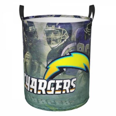 Los Angeles Chargers Hamper Bag Laundry Basket For Laundry Room Or Bathroom LD754