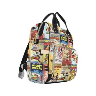 Mickey Mouse Diaper Bag Backpack Multifunctional Backpack 2 1