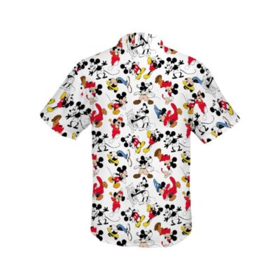 Mickey Mouse Red White Yellow Patterns Summer Disney Hawaiian Button Down Shirt Shorts Set Unisex Outfits 3 Mickey Mouse Red White Yellow Patterns Summer Disney Hawaiian Button Down Shirt Shorts Set Unisex Outfits 3
