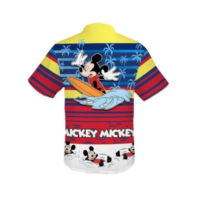 Mickey Surf Swimming Summer Tropical Print Disney Hawaiian Button Down Shirt Shorts Set Unisex Outfits 3 Mickey Surf Swimming Summer Tropical Print Disney Hawaiian Button Down Shirt Shorts Set Unisex Outfits 3
