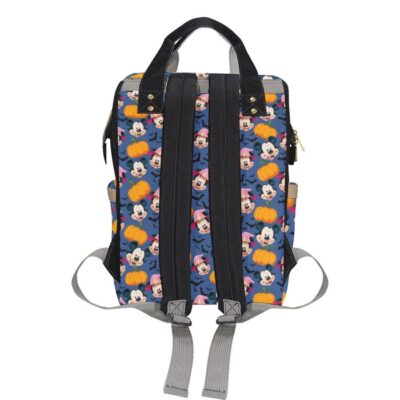 Mickey and Minnie Halloween Diaper Bag Backpack Multifunctional Backpack 2 Mickey and Minnie Halloween Diaper Bag Backpack Multifunctional Backpack 2