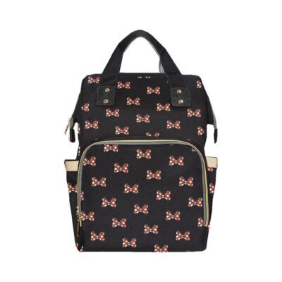 Minnie Mouse Bows Diaper Bag Backpack Multifunctional Backpack