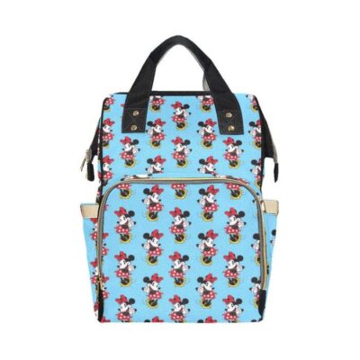 Minnie Mouse Diaper Bag Backpack Multifunctional Backpack