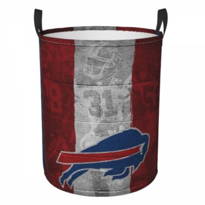 NFL Buffalo Bills Hamper Bag Laundry Basket For Laundry Room Or Bathroom LD176