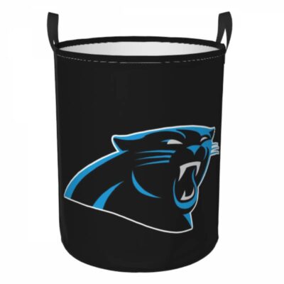 NFL Carolina Panthers Hamper Bag Laundry Basket For Laundry Room Or Bathroom LD177