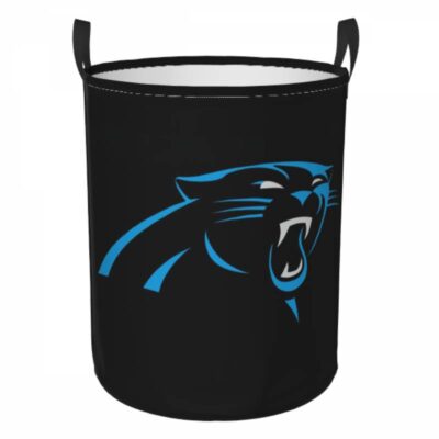 NFL Carolina Panthers Hamper Bag Laundry Basket For Laundry Room Or Bathroom LD292