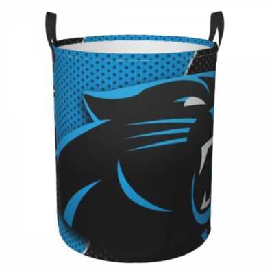 NFL Carolina Panthers Hamper Bag Laundry Basket For Laundry Room Or Bathroom LD782