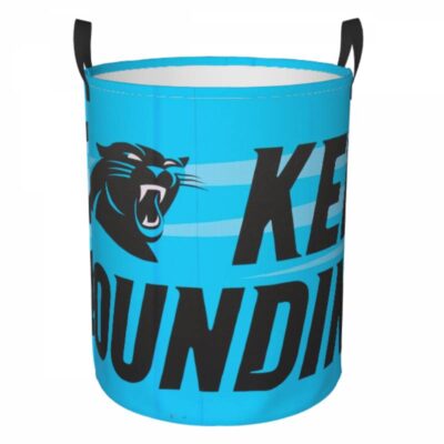 NFL Carolina Panthers Hamper Bag Laundry Basket For Laundry Room Or Bathroom LD784
