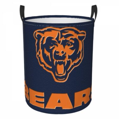 NFL Chicago Bears Hamper Bag Laundry Basket For Laundry Room Or Bathroom LD182
