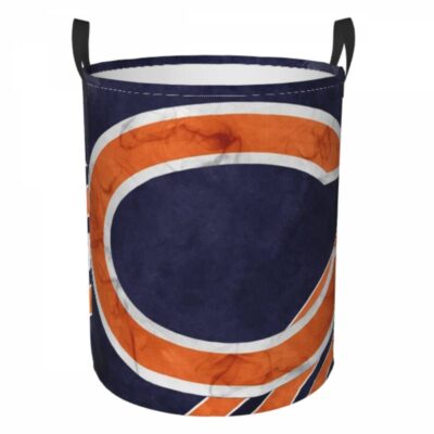 NFL Chicago Bears Hamper Bag Laundry Basket For Laundry Room Or Bathroom LD183