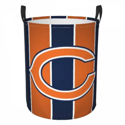 NFL Chicago Bears Hamper Bag Laundry Basket For Laundry Room Or Bathroom LD184