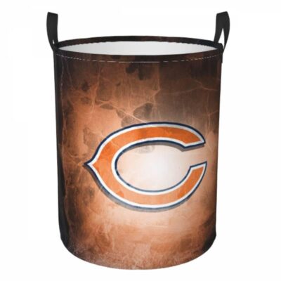 NFL Chicago Bears Hamper Bag Laundry Basket For Laundry Room Or Bathroom LD787