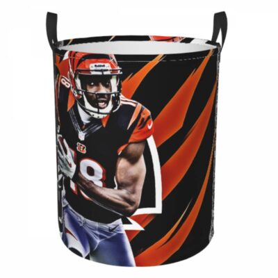 NFL Cincinnati Bengals Hamper Bag Laundry Basket For Laundry Room Or Bathroom LD185