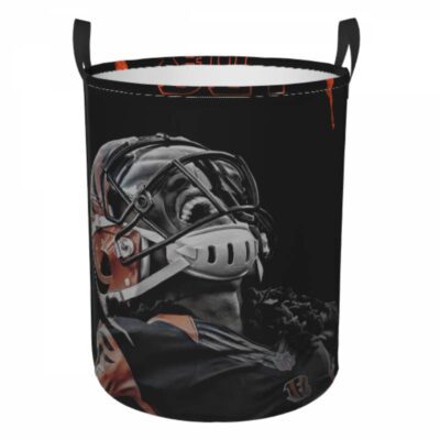 NFL Cincinnati Bengals Hamper Bag Laundry Basket For Laundry Room Or Bathroom LD295