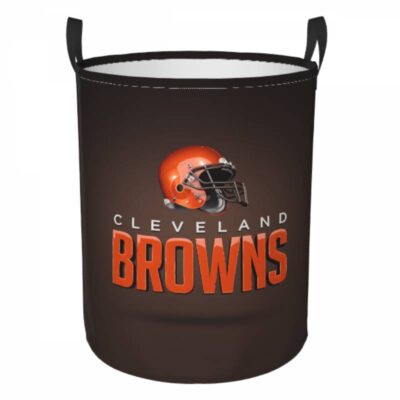 NFL Cleveland Browns Hamper Bag Laundry Basket For Laundry Room Or Bathroom LD186