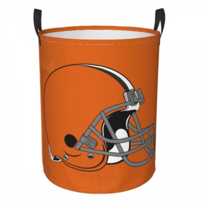 NFL Cleveland Browns Hamper Bag Laundry Basket For Laundry Room Or Bathroom LD297