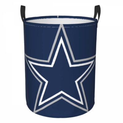 NFL Dallas Cowboys Hamper Bag Laundry Basket For Laundry Room Or Bathroom LD298