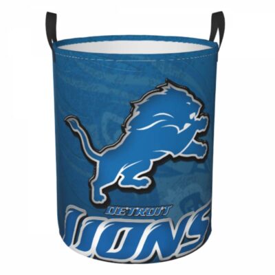NFL Detroit Lions Hamper Bag Laundry Basket For Laundry Room Or Bathroom LD302