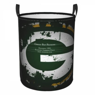 NFL Green Bay Packers Hamper Bag Laundry Basket For Laundry Room Or Bathroom LD191