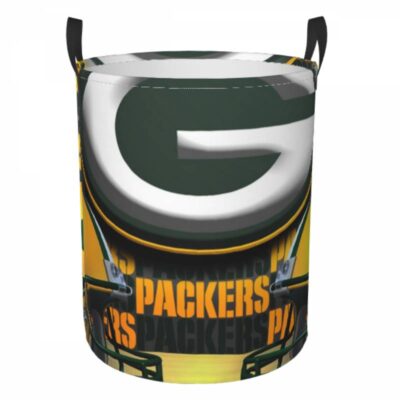 NFL Green Bay Packers Hamper Bag Laundry Basket For Laundry Room Or Bathroom LD192