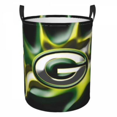 NFL Green Bay Packers Hamper Bag Laundry Basket For Laundry Room Or Bathroom LD303