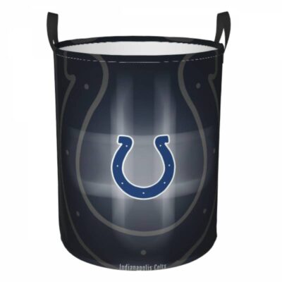 NFL Indianapolis Colts Hamper Bag Laundry Basket For Laundry Room Or Bathroom LD195