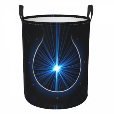 NFL Indianapolis Colts Hamper Bag Laundry Basket For Laundry Room Or Bathroom LD307