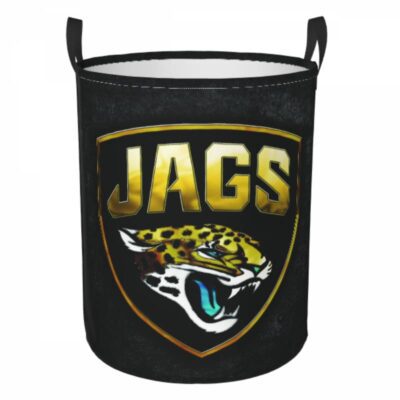NFL Jacksonville Jaguars Hamper Bag Laundry Basket For Laundry Room Or Bathroom LD200