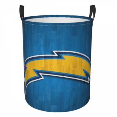 NFL Los Angeles Chargers Hamper Bag Laundry Basket For Laundry Room Or Bathroom LD309