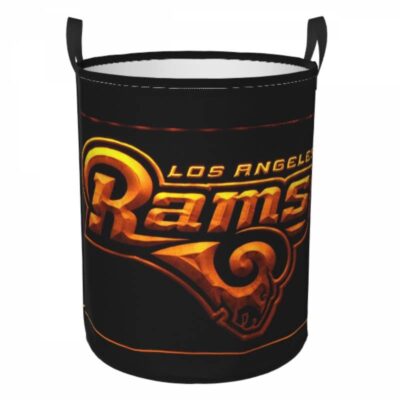 NFL Los Angeles Rams Hamper Bag Laundry Basket For Laundry Room Or Bathroom LD207