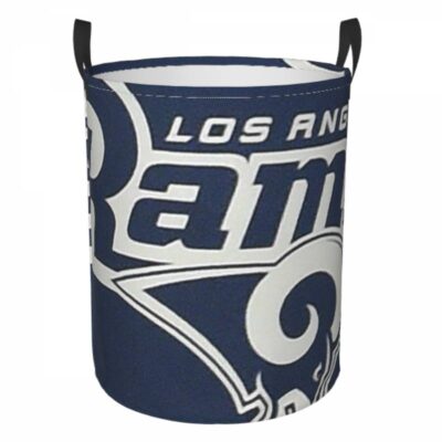 NFL Los Angeles Rams Hamper Bag Laundry Basket For Laundry Room Or Bathroom LD311