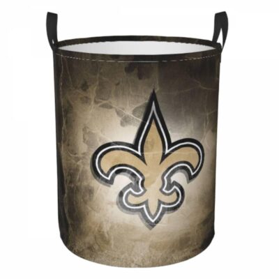 NFL New Orleans Saints Hamper Bag Laundry Basket For Laundry Room Or Bathroom LD209
