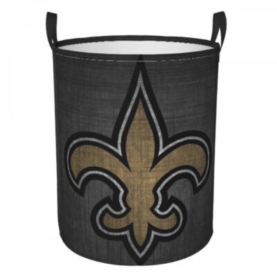 NFL New Orleans Saints Hamper Bag Laundry Basket For Laundry Room Or Bathroom LD210