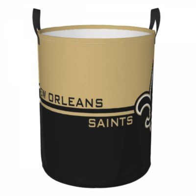 NFL New Orleans Saints Hamper Bag Laundry Basket For Laundry Room Or Bathroom LD211