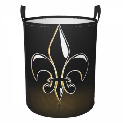 NFL New Orleans Saints Hamper Bag Laundry Basket For Laundry Room Or Bathroom LD321